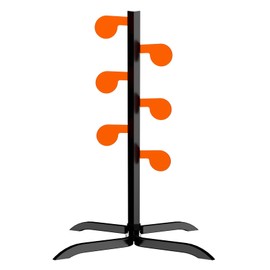 Highwild AR500 Dueling Tree Target Kit - Six Steel Paddles 4" x 1/4" Reactive Shooting Targets with Stand