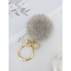 Lala 마이아 밍크털 키링참장식-그레이(MAIAKR004) Maia Mink Fur Keyring Charm -