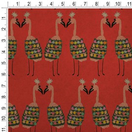 GRAPHICS & MORE Christmas Flamingos Premium Kraft Roll Gift Wrap Wrapping Paper