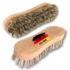 zederle Scrubbing Brushes with Ergonomic Beech Wood Handle (Pack of