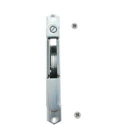 Essential Values Sliding Door Mortise Lock, 45° Keyway, 3-11/16 in. Spacing, Steel Replacement Latch Lock for Patio Doors