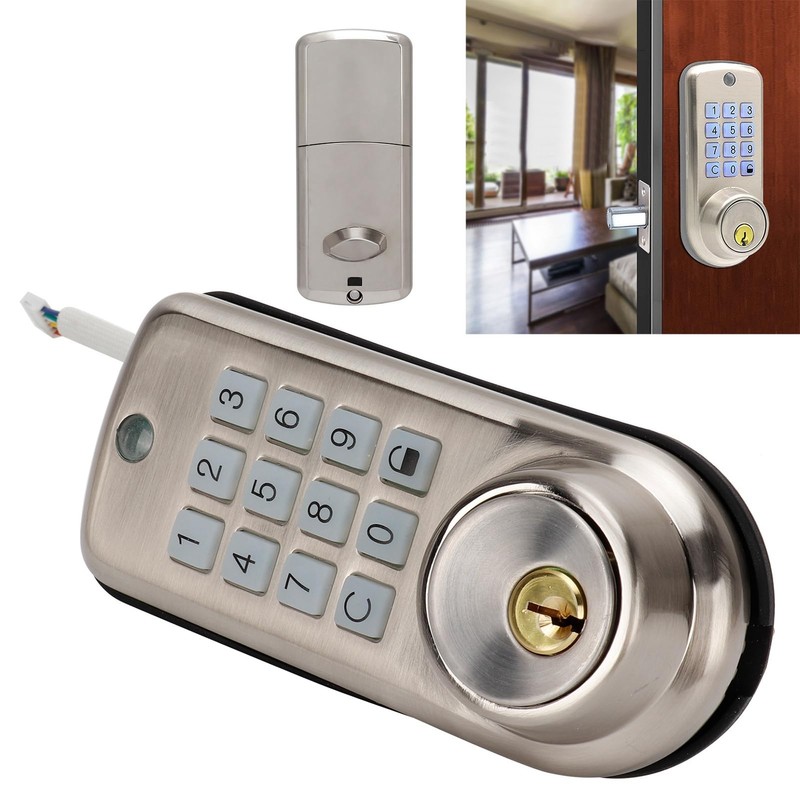 Uadme Coded Lock Mechanical Door Lock Set with Keypad, Combination
