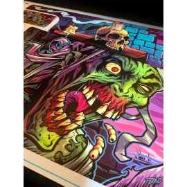 Williams Monster Bash Art Blades for Pinball Machines