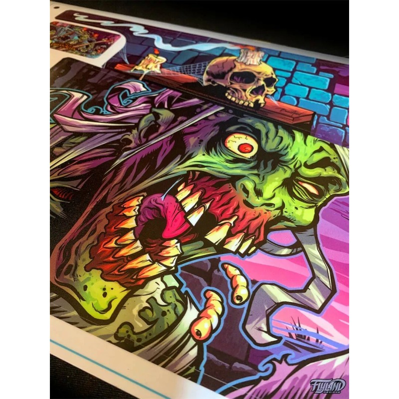 Williams Monster Bash Art Blades for Pinball Machines