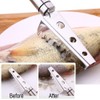 Fish scale scraper with 304 stainless steel serrations, fish scale