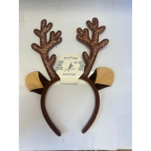 Christmas Headband Reindeer/Christmas Antler/Christmas Hair Headpiece for Christmas/One Size/ 2Pc