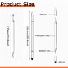 Universeller Tablet-Stift mit Dual-Tip,3 in 1 Touchscreen Stift,Faser Gummi Disc