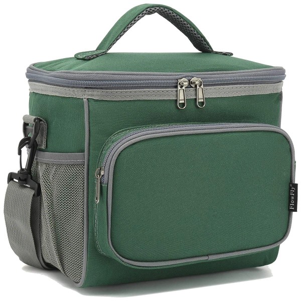 Flowfly Insulated Reusable Lunch Bag Adult Large Lunch Box for