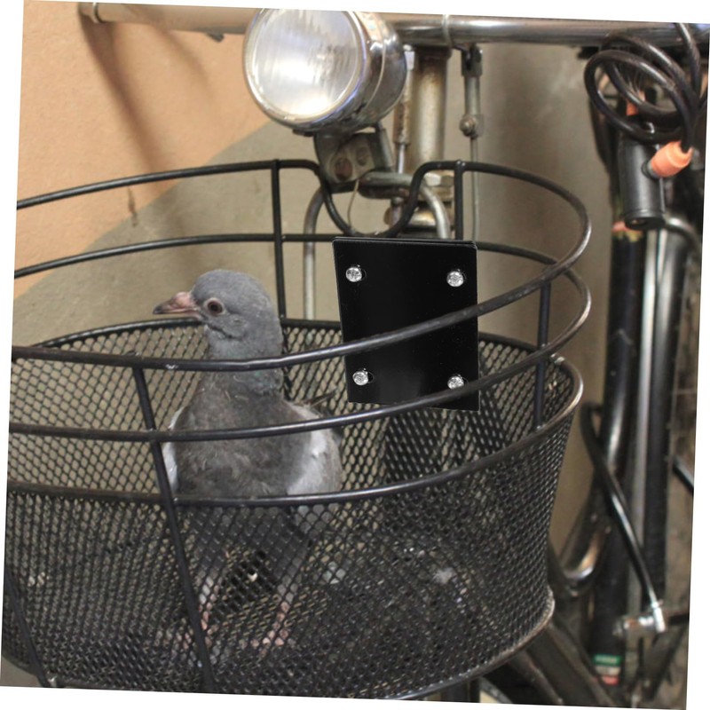 KOMBIUDA Practical Bike Basket Fixer Durable Front Mounting Bracket for