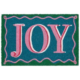 My Mat Printed Coir Christmas Joy, Perfect for Indoor and Outdoor Use, Large Welcome Mat for Front Door, Entryway and Patio 45x75cm