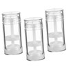 Healeved 15pcs Refillable Lip Balm Tubes for Lip Gloss Transparent