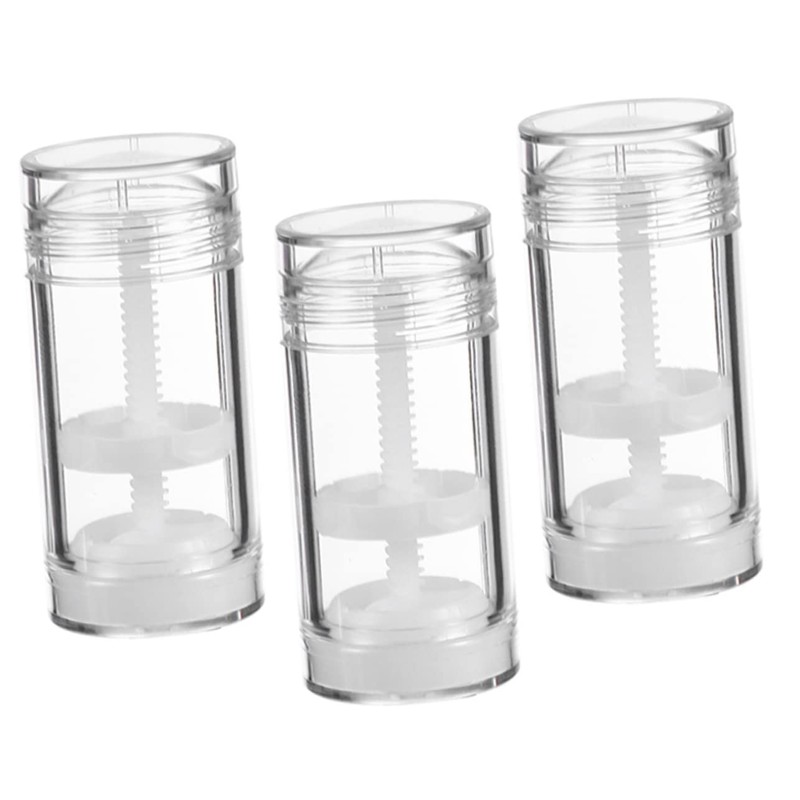 Healeved 15pcs Refillable Lip Balm Tubes for Lip Gloss Transparent