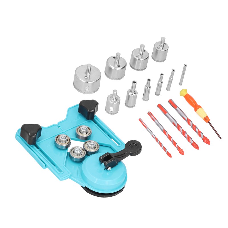 16Pcs Diamond Drill Bit Hole Saw 6‑50mm Cutter Drilling Tool