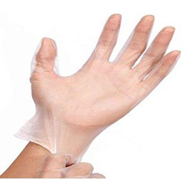 Powder Free Vinyl Gloves (Pack of 10), , s, , clear,
