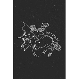 Sagittarius Zodiac Lined Notebook Journal: (120 pages, 6 x 9, Blank)