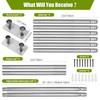 Creatyi 28 to 75 Inches Double Shower Curtain Rod Adjustable