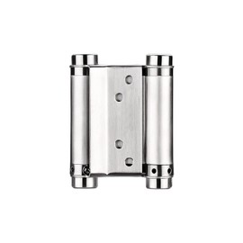 Bisagra Acogedor - Bisagras de resorte de doble acción de 3 pulgadas - 2 vías para puerta abatible de salón Puerta de cocina de restaurante, bisagra de acero inoxidable de 2 piezas