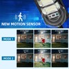 Solar Flood Lights Outdoor, 10000LM 6500K Motion Sensor Outdoor Lights