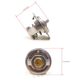 The ROP Shop | Thermostat Kit for MerCruiser 6.2L 377 V8 GM MX MPI Bravo 0W060000-1A299999 Boat