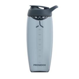 Promixx Pursuit Protein Shaker Bottle (32 oz) – Silent No-Ball Mixer, Leak-Proof Lid, BPA/BPS & Phthalate-Free ECOZEN – Easy-Clean Shaker Cup for Protein Shakes, Pre & Post-Workout Smoothies