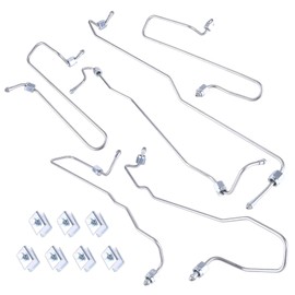 6PCS Fuel Injection Line Kit with Clamps for CAT Caterpillar Engine 3406 3406B 3406C Replaces 1917941 1917942 1917943 1917944 1917945 1917946