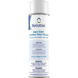 Stainless Steel Cleaner BOX OF 12 - Reliable Aqua Satin Stainless Steel Cleaner spray