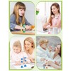 15Pcs 5 Min Sand Timer,Plastic Hourglass Visual Sand Clock Colorful