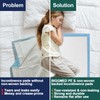 100 Count Incontinence Bed Pads 40'' x 36'' Tear-Resistant Disposable