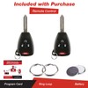 KeylessOption Keyless Entry Remote Start Control Car Key Fob Replacement