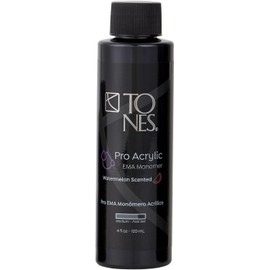TONES Monómero Ema Con Aroma A Sandía - Líquido Acrílico Para Uñas Que Neutraliza El Olor, No Amarillea, Adhesión Superior Para Una Aplicación Impecable - Sin Mma - (118 Ml)