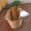 Seagrass Basket Oval Storage Hamper 2 本手 Medium