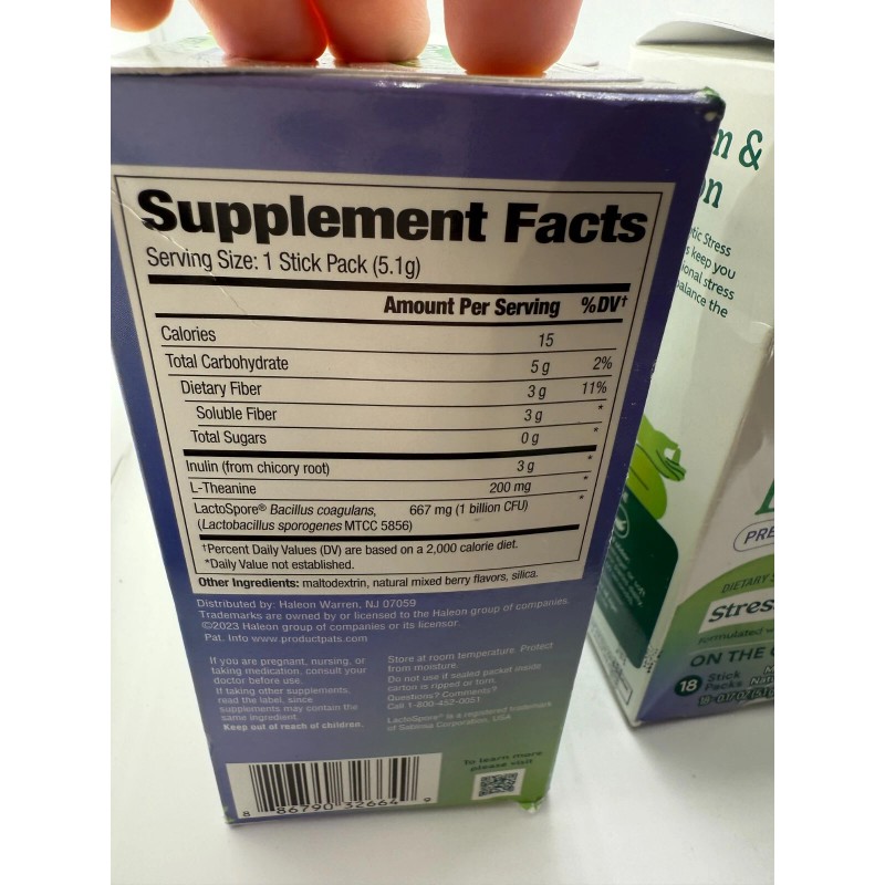 Benefiber Dual Action Biotic Prebiotic 18 Sticks Ea Mixed Berry