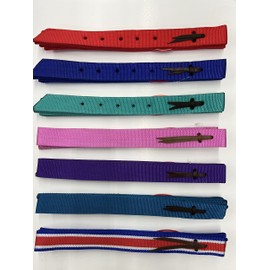 Showman Premium Quality Nylon Tie Strap & Off Billet Set (Pink)