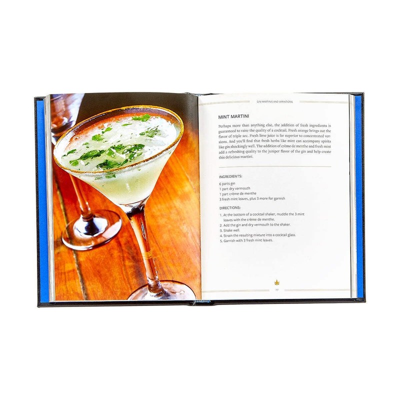 The Martini Field Guide - Graphic Image Leather Bound Book