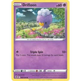 Drifloon - 063/189 - Common - Reverse Holo - Sword & Shield - Astral Radiance