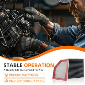 GoaMotors Engine Air Filter and Cabin Air Filter Replacement Compatible with Nissan Sentra 2020-2024, Replace 16546-6LA0A, 27277-6CA0A