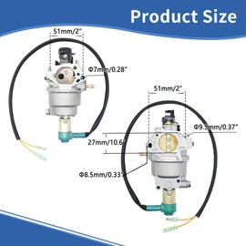 Huayi P27-2 Generator Carburetor for GX340 GX390 16100-ZE3-704 16100-ZE3-F12 Honda EM6500SX EB6500 EW171 EB3800X EM3500X EM3800SX EW140 Powerhorse DF7000 DFD7000 9000ES DuroMax XP8500E-CA XP10000