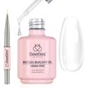 Beetles Gel Constructor Nude Translúcido 7 en 1, 15 ml