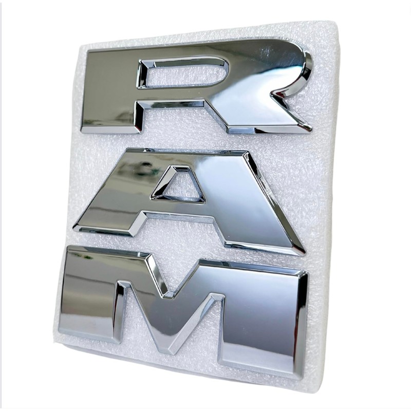 2019-23 RAM 1500, Grille emblem, Chrome