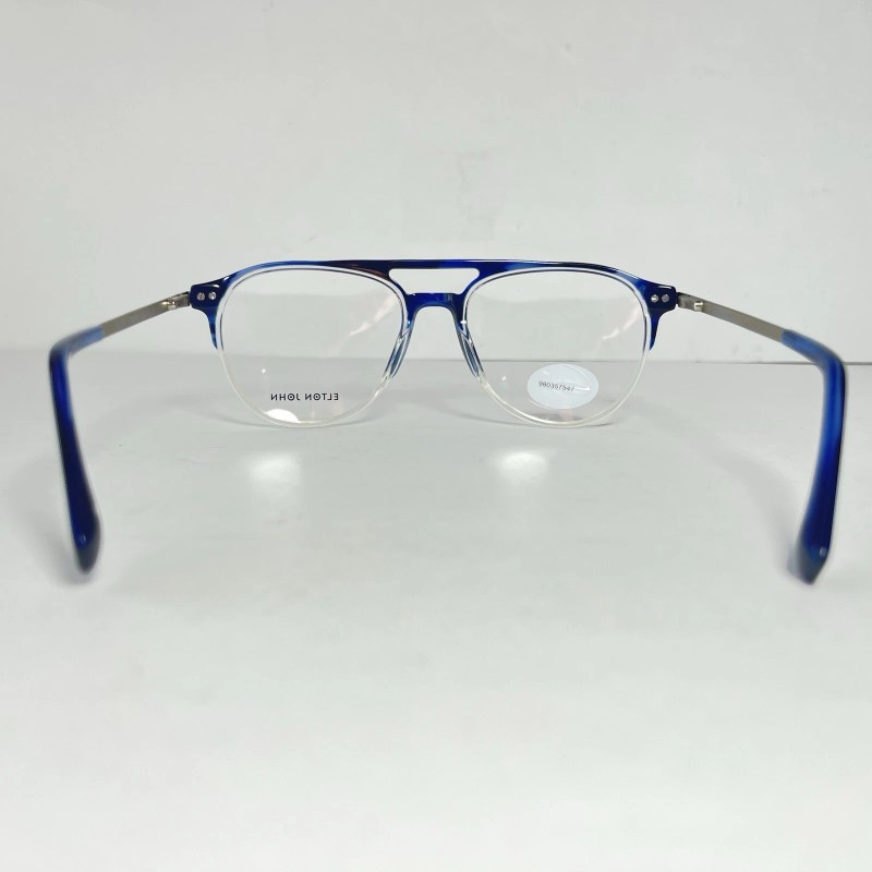 Elton John Eyewear Blues Eyeglasses Blue/Clear Frames Brand New In