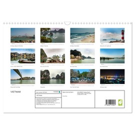 VIETNAM (Wall Calendar 2026 DIN A3 landscape), CALVENDO 12 Month Wall Calendar: Photographic journey