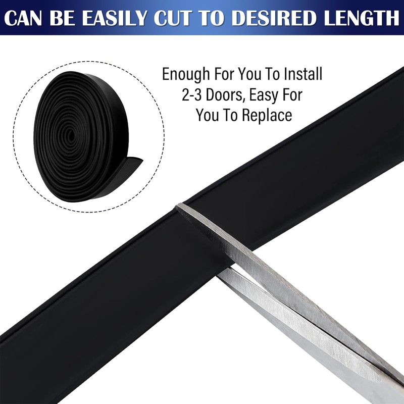 Treela Swing Doors Bathroom Seal 108 Inch Shower Door Strip