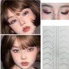 Self Adhesive Face Gems Pearls for Makeup,3D Heart Star Moon