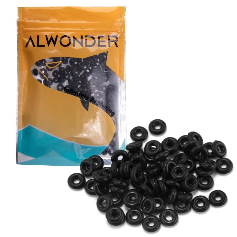 Alwonder 250-Pack Bait Stoppers Pegs Small Silicone Pegs for Pegging