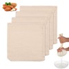 4PCS Nut Milk Bag 31 * 31CM, Reusable Cheese Cloth,