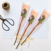 BEISHIDA 100 PCS Single Rose Sleeve Bouquet Bags Plastic Single