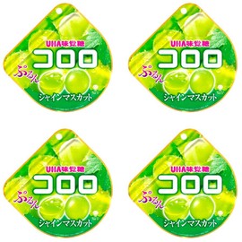 Konbini Japan - Kororo Japanese Gummy Candy Sweets Gift - Green Muscat Grape Flavor (Pack of 4)