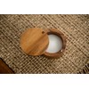 Lipper International Acacia Wood Salt or Spice Box with Swivel
