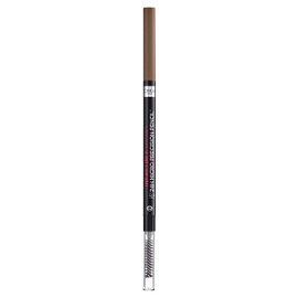 L'Oréal Paris Brow Artist Skinny Definer 3.0 Brunette Extra Fine Eyebrow Pencil with Brush for Precise Filling and Defining Brows, Pack of 1