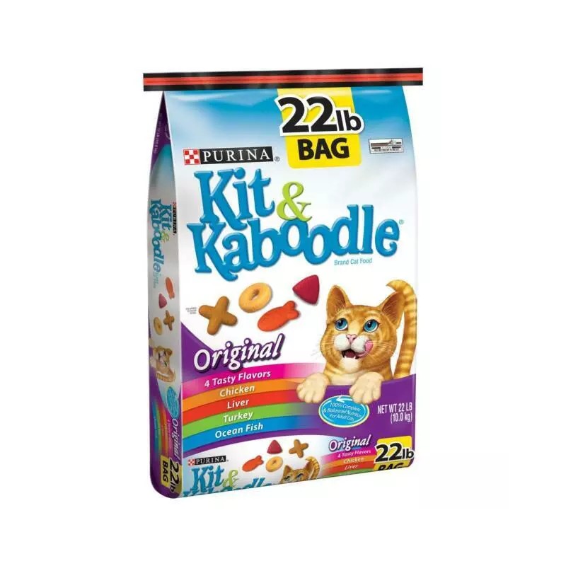 Purina Kit & Kaboodle Dry Cat Food Original - 22lb